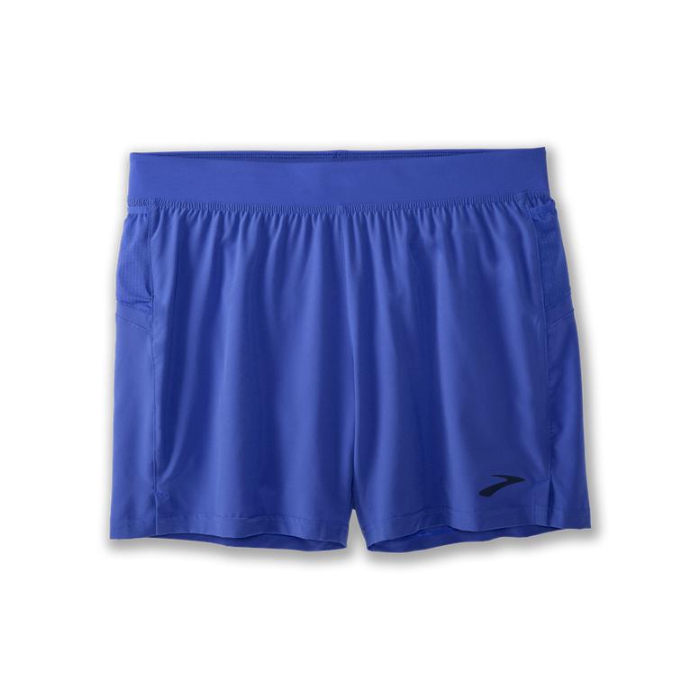 Brooks Mens Sherpa 5 2-In-1 Running Shorts - Amparo Blue (168072-DLO)